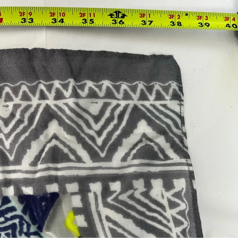 Stella & Dot Women’s Geometric Print Scarfs Lot/2 New In Bag Multi Colors